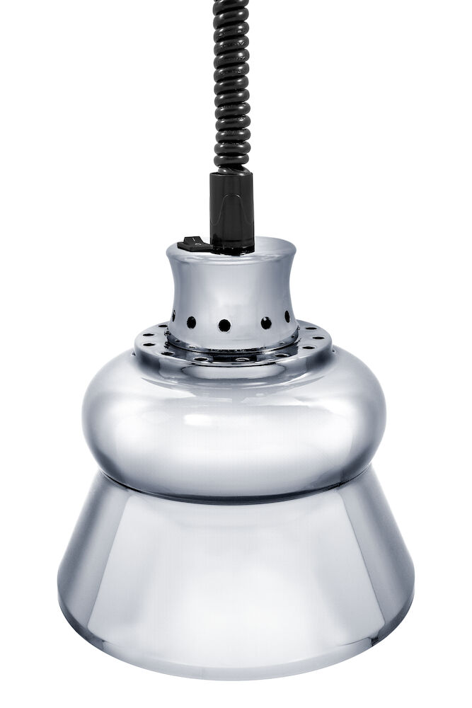 Värmelampa silverfärgad