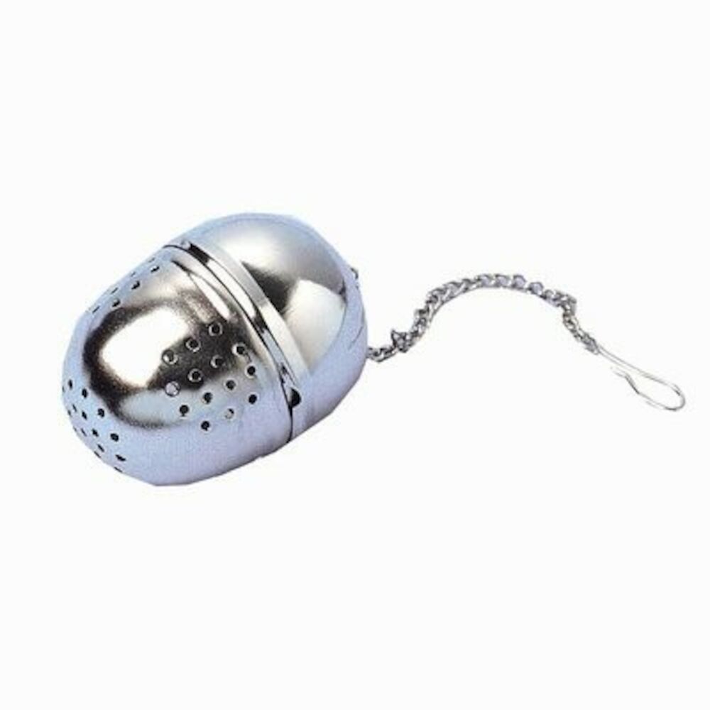 Tekula med kedja i rostfritt stål 4x5cm