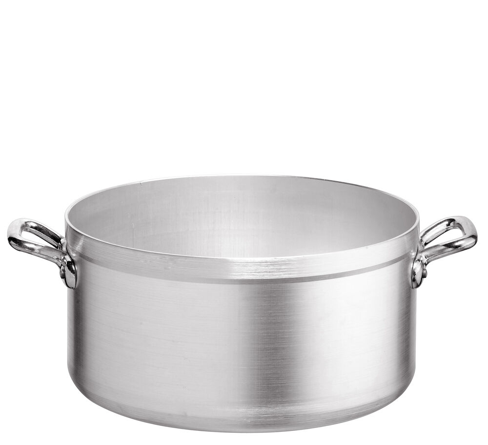 Kittel låg aluminium utan lockØ32cm h16cm 12,8L