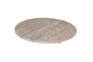 Serveringsbräda drivvedsfärgad ek Ø45