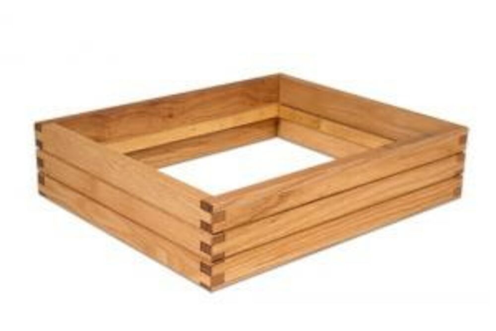 Träram linoljad ek till kylbricka GN1/2