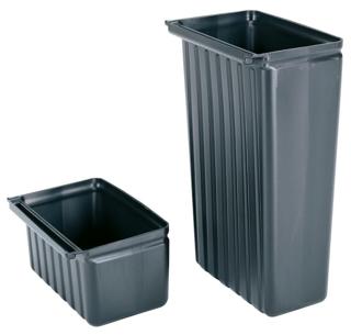 Avfallskorg plast (PP) svart till Rullvagn 506596
33x24x56cm