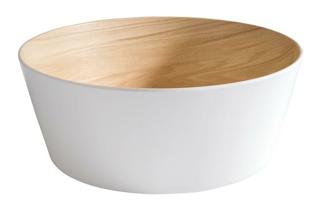 Frida skål vit/trämönstrad melamin
Ø26,5cm h10,5cm 3,4L