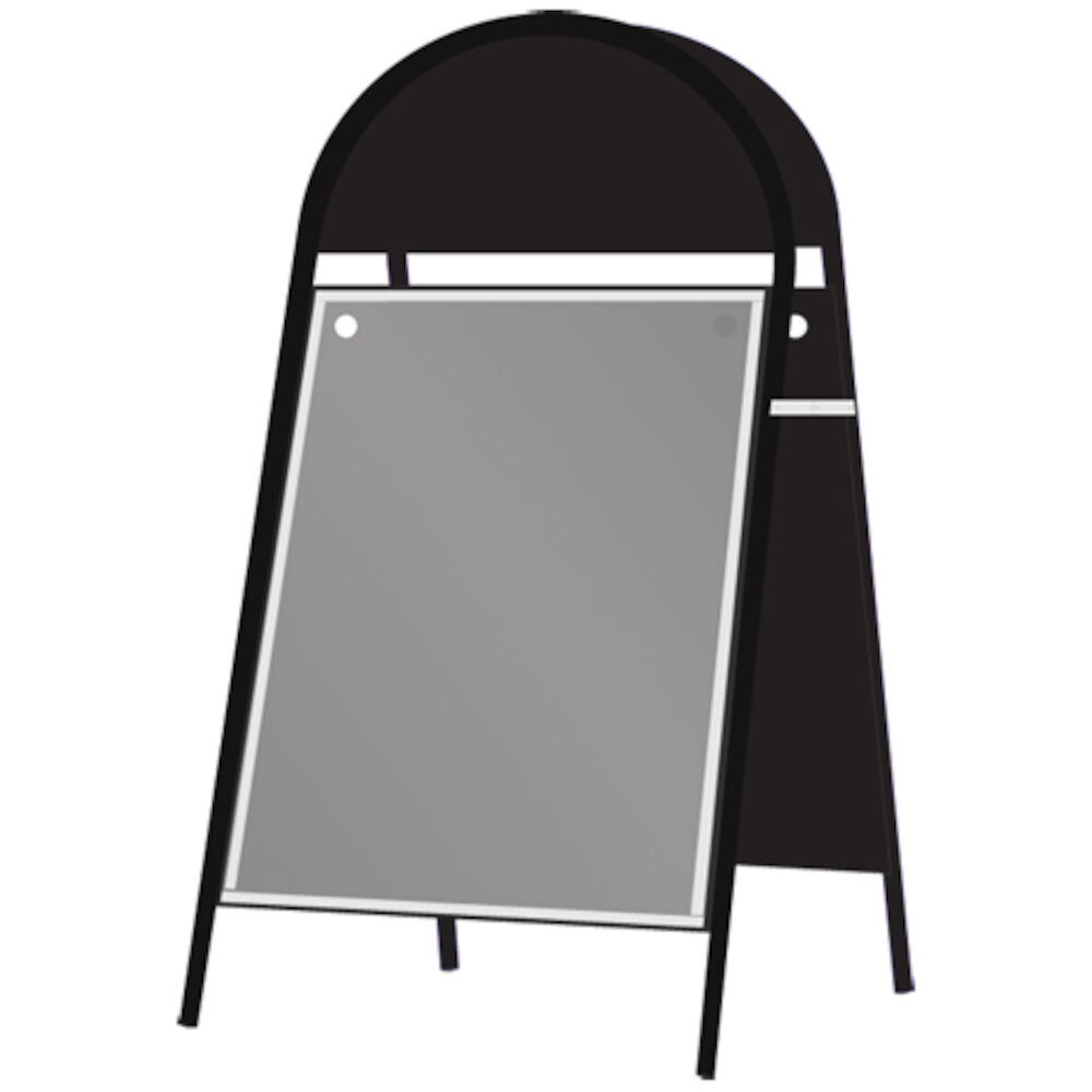 Gatupratare Gotik 50x70 
inkl magnetförsluten plastfront