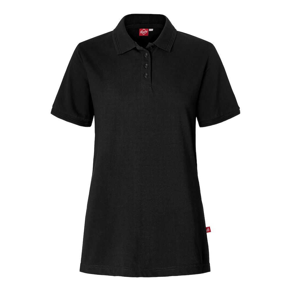 Pikétröja 6106 dam Svart 4XL