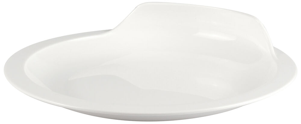 Funktionstallrik vit Ø24 PET