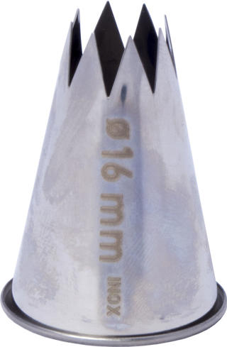 Stjärntyll nr16 rostfri Ø1,6cm