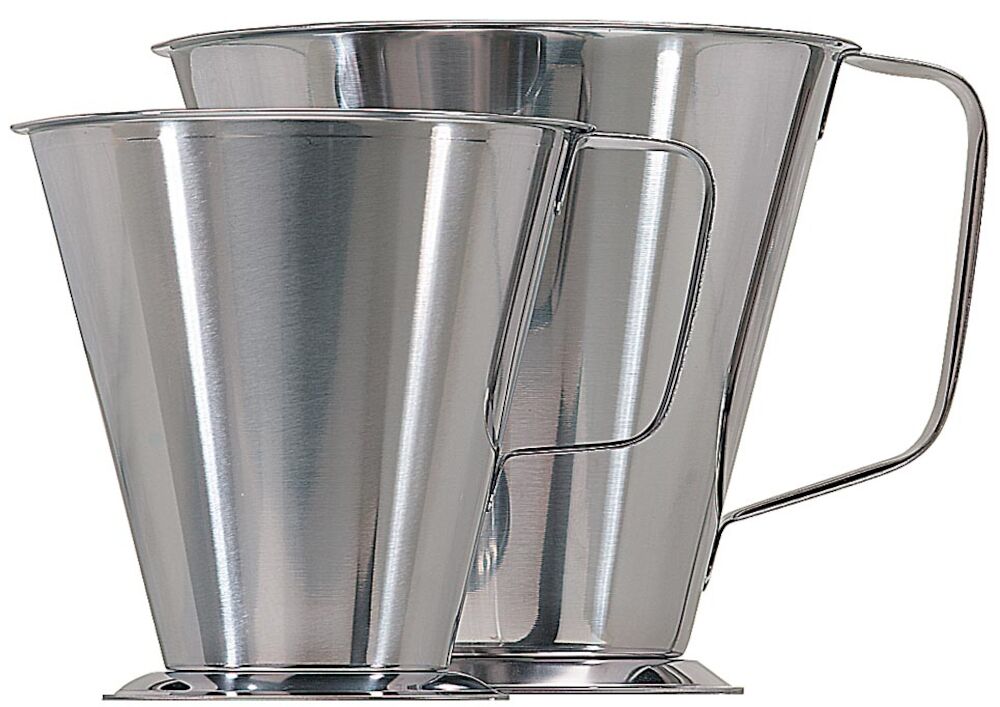 Mått på fot rostfri 1L