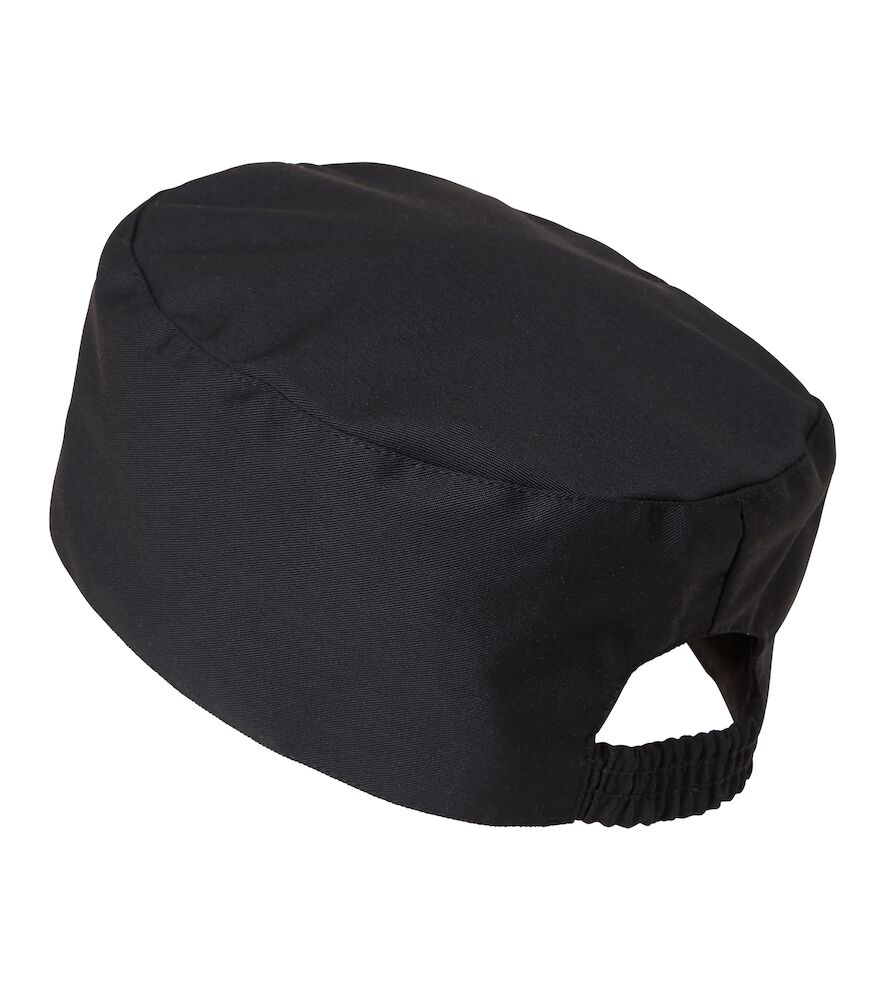 Mössa med öppning bak, svart stl S/M