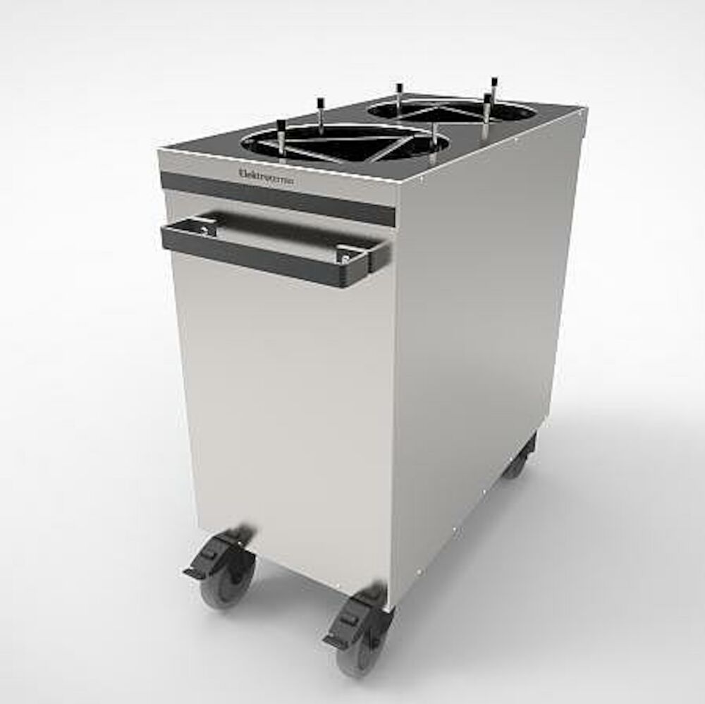 Tallriksdispenser utan värme 2x55 tallrikar 
Ø15-28cm