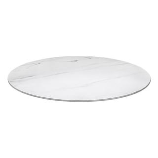 Bordsskiva Sten Ø 70cm, vit