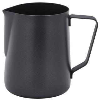 Mjölkkanna rostfri non-stick svart 34cl