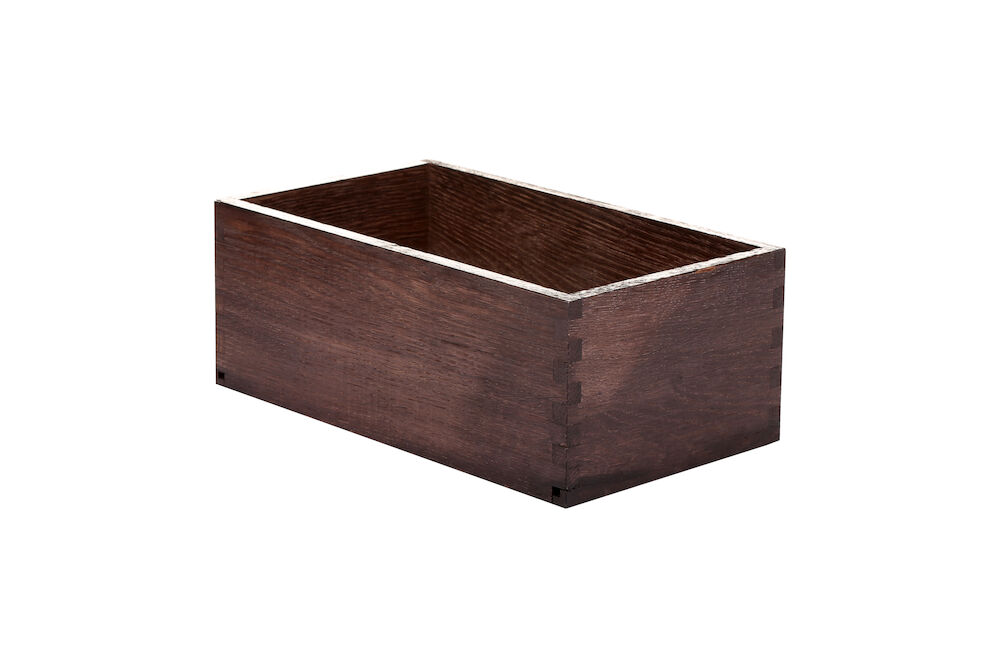 Trälåda Havanna Black ek, 
26x10x15 cm