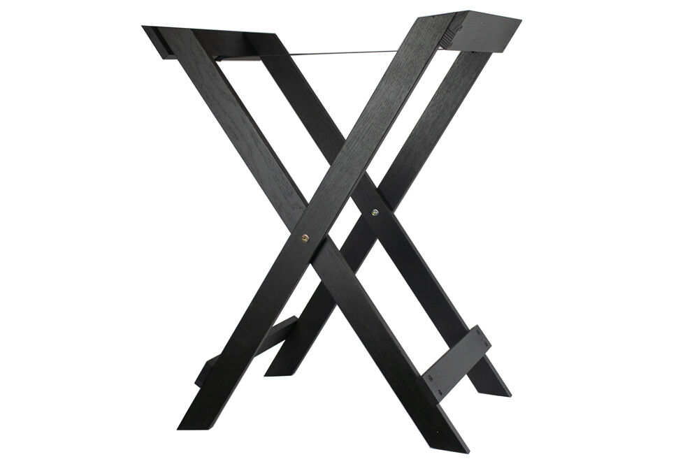 Träställning svart för brickor 600x400mm