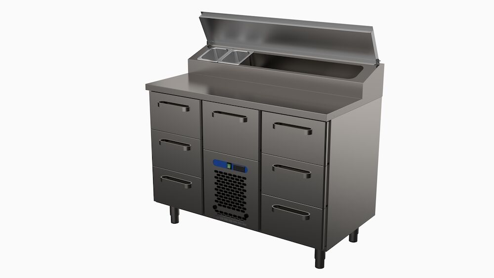 KLE-1207 Kallskänkskylbänk