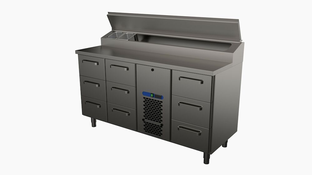 KLE-1609 Kallskänkskylbänk