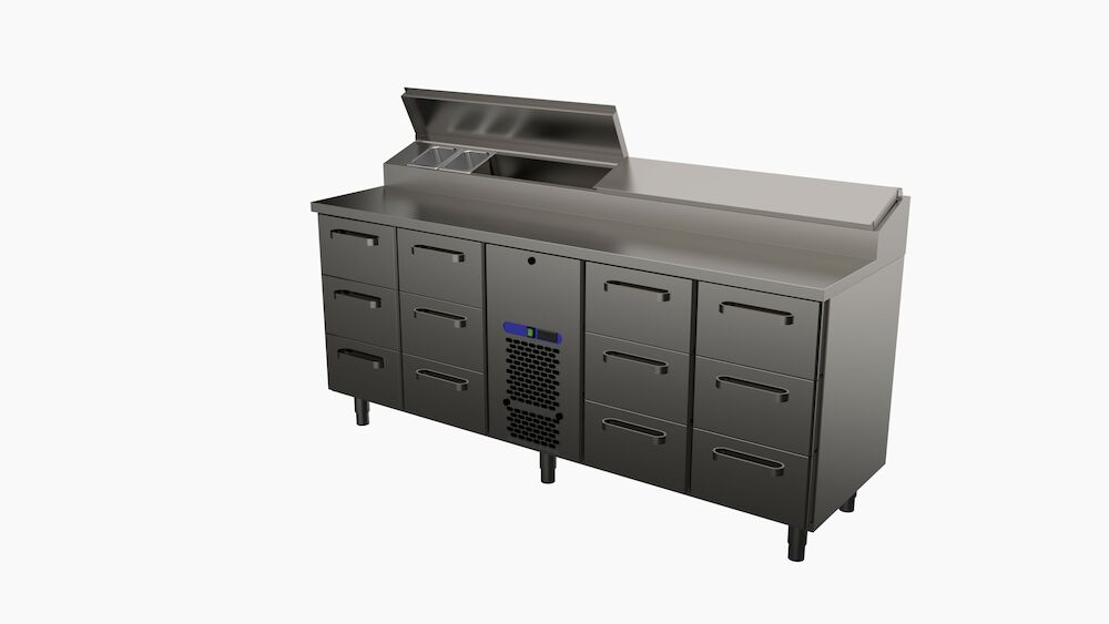 KLE-20012 Kallskänkskylbänk