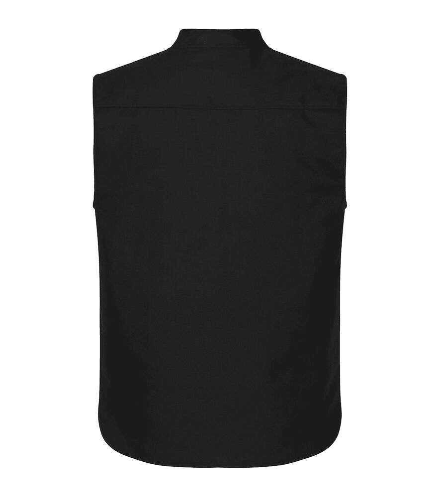 Väst Fodrad 6539 Unisex Svart XXL