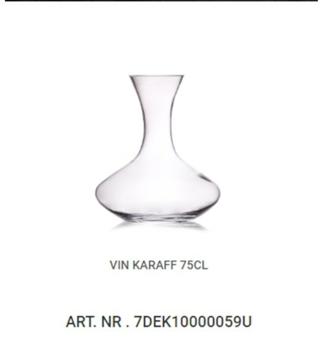 Bohemia Vinkaraff Glas 750ml