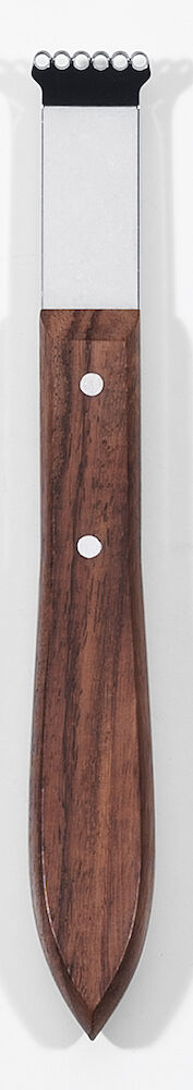 Dekorationsjärn rostfri/trä 6 hål