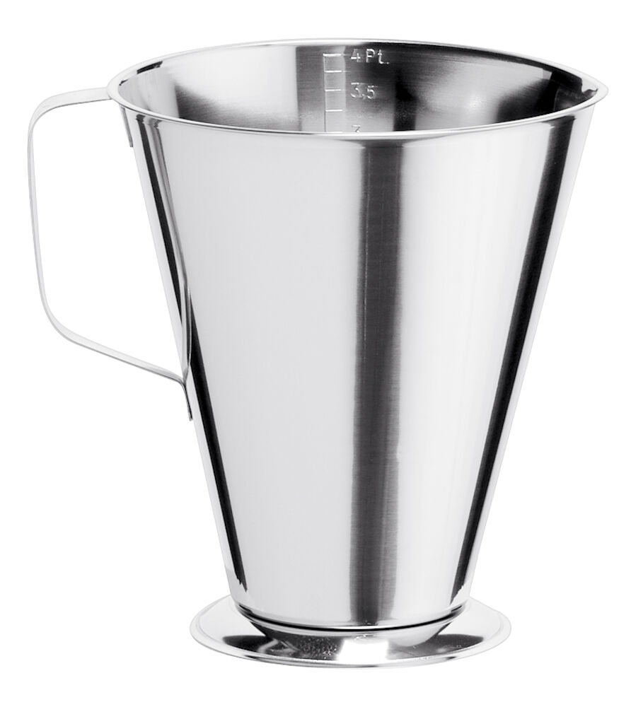 Mått på fot rostfri 2L