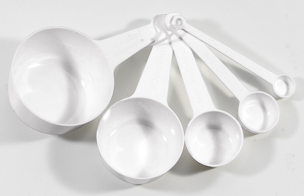 Måttsats plast 5-delar