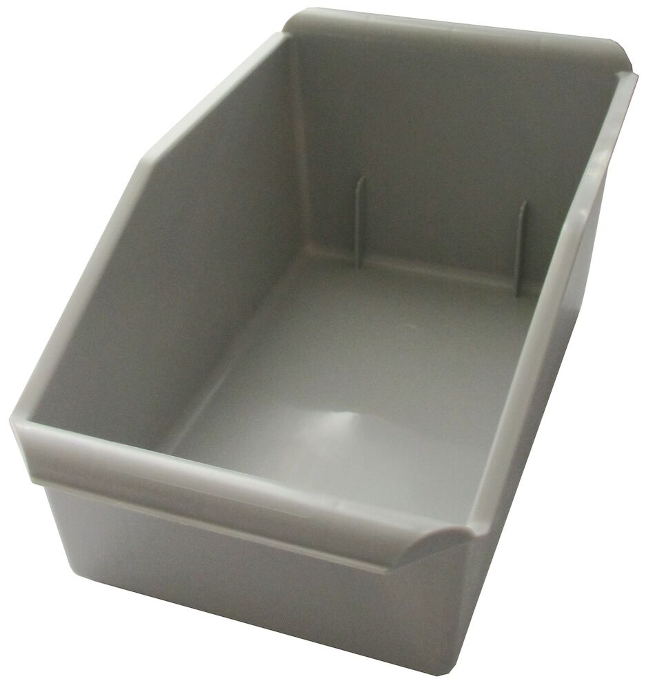 Besticklåda plast grå