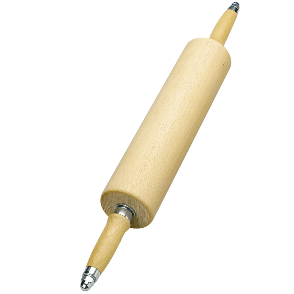 Brödkavel trä kullager 35cm