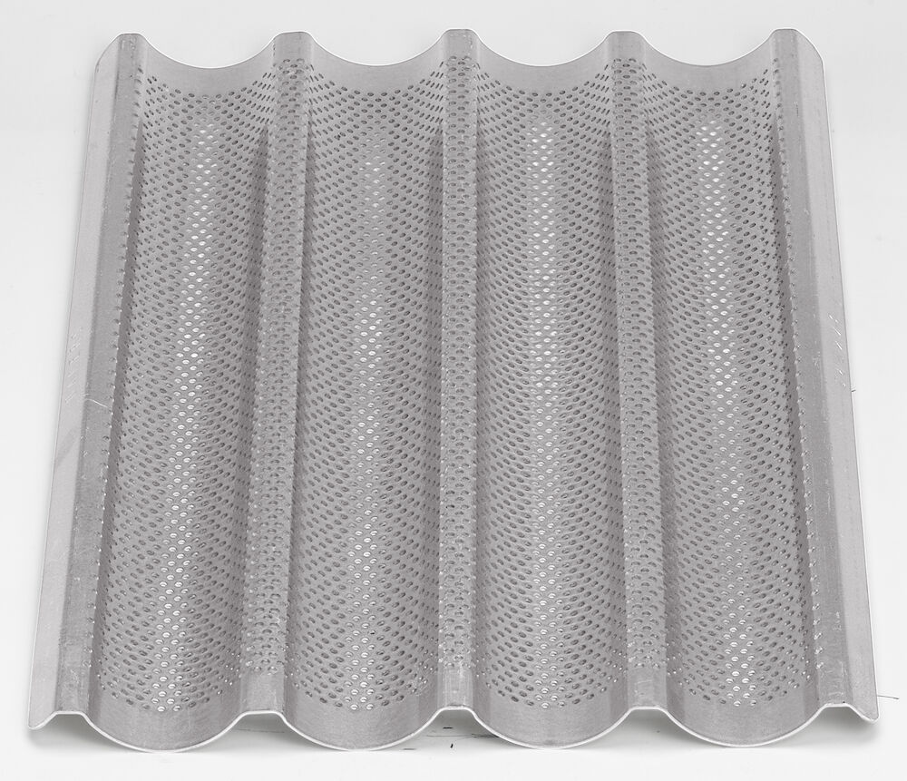 Plåt 4 rännor silikon 1/1 53x32,5 cm Grått