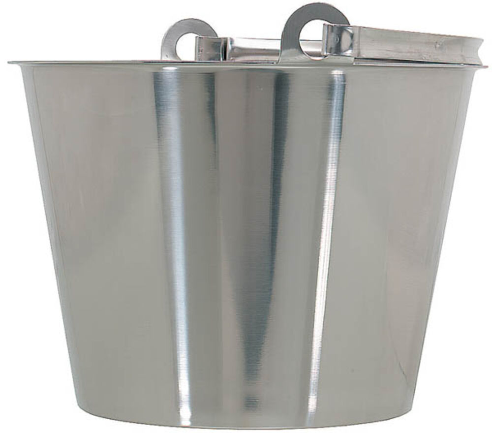 Hink rostfri utan bottenband 15L