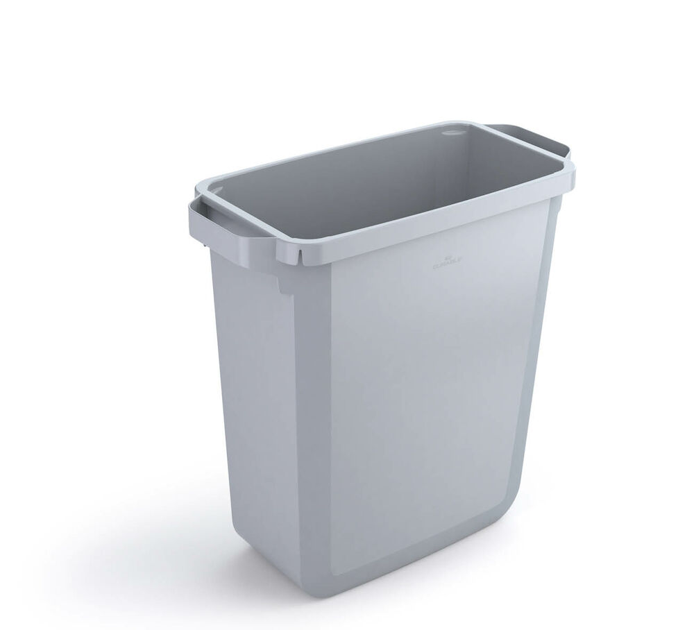 Tunna utan lock plast grå 28,5x55,5x61,5cm 60L