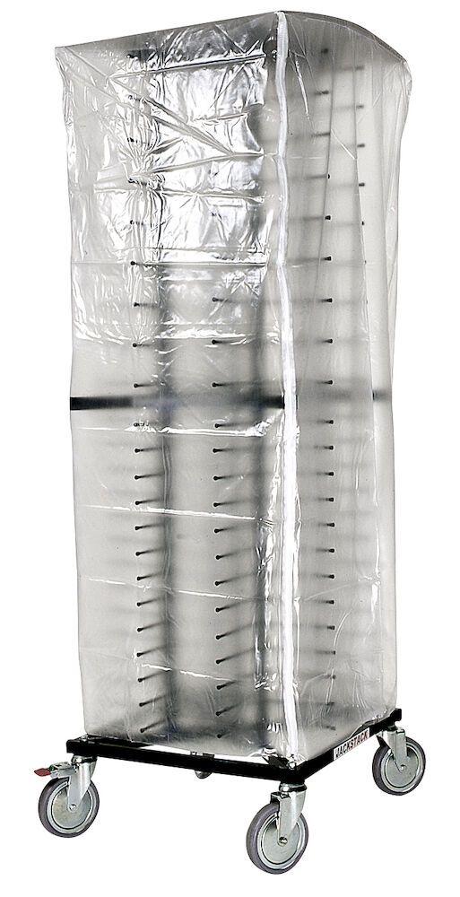 Plastkapell för tallriksställ 4 blixtlås