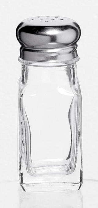 Square ströare glas h10cm