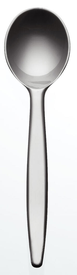 Bordssked polykarbonat grå 198mm