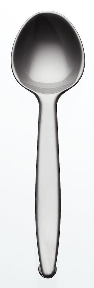 Kaffesked polykarbonat grå 134mm