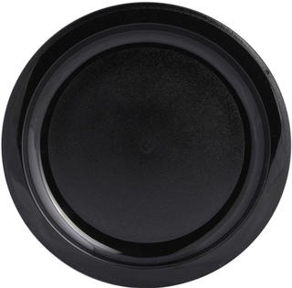 Progress tallrik flat svart Ø24cm