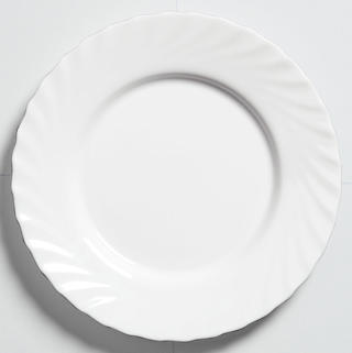 Trianon tallrik flat opalglas Ø24,5cm