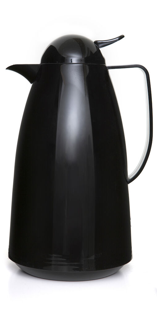 Termoskanna plast svart 1L