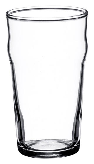 1/2 Pint ölglas härdat 28cl Ø73mm 115mm