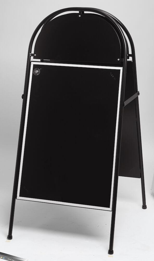 Skyltställ svart 70x50x120cm