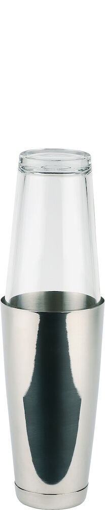 Bostonshaker rostfri/glas 70cl