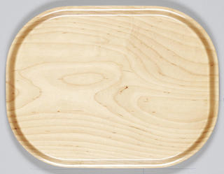 Bricka björk rundade hörn 43x33cm