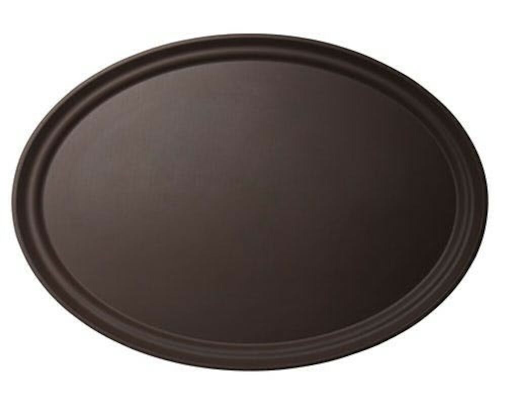 Bricka oval halkfri 74x60cm