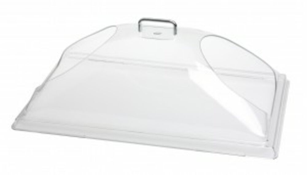 Huv polykarbonat med 2 hål kortsidan 1/1