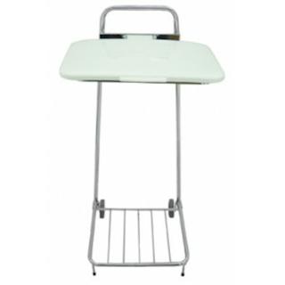 Säckhållare krom m lock för 125L säck 45x53x105cm