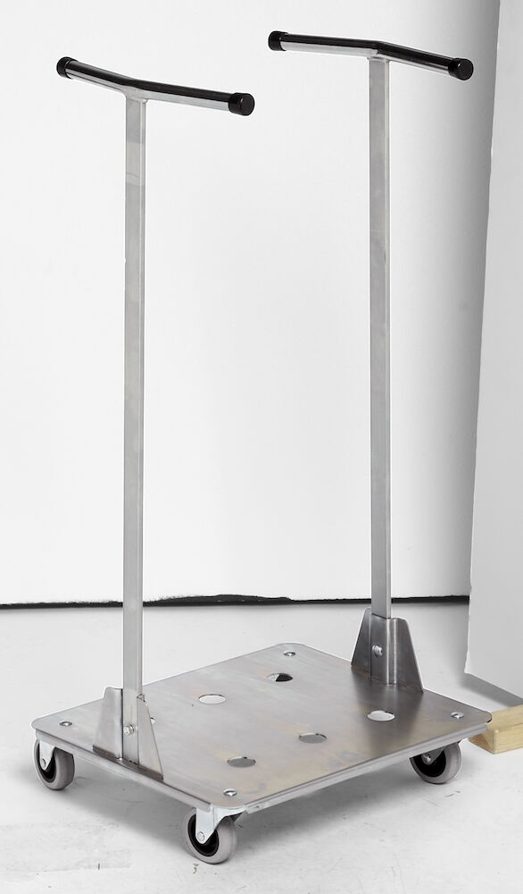 Säckvagn förzinkad för 125L säck 47,5x40x95cm