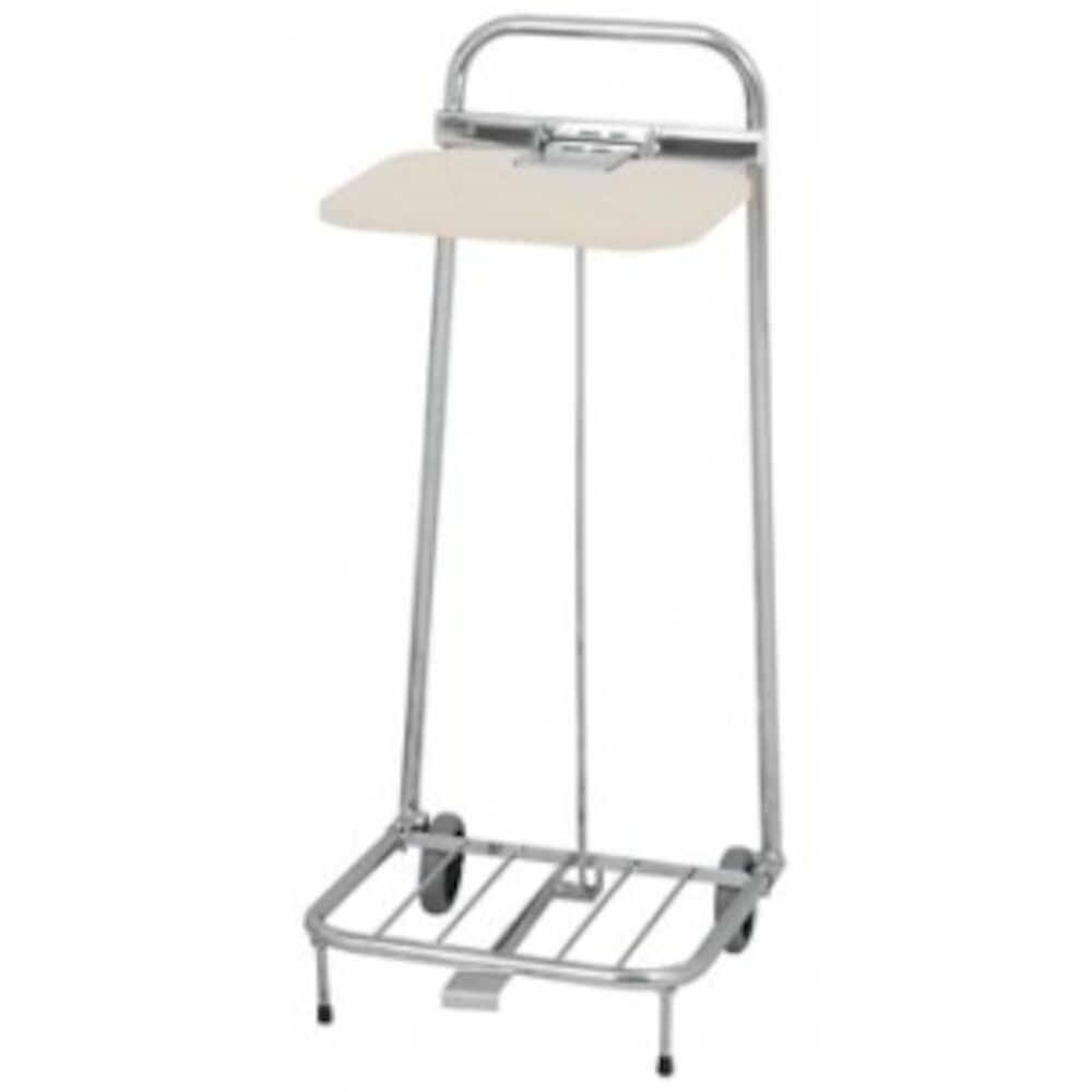 Säckhållare krom m lock & pedal f 60L 37x44x81