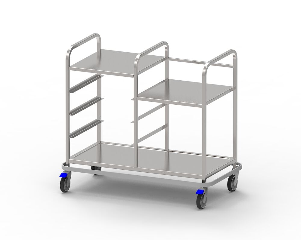 Kombinationsvagn 2 hyllplan