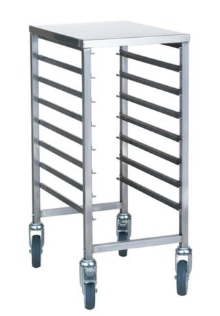 Kantinvagn rostfri 8st 1/1