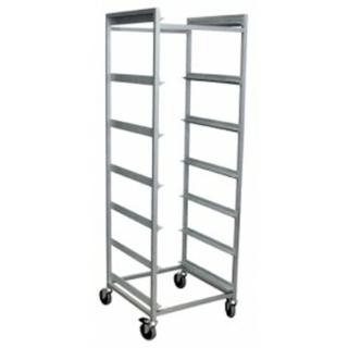 Korgvagn plast gejdrar f 7st 50x50cm 55,9x50x160cm